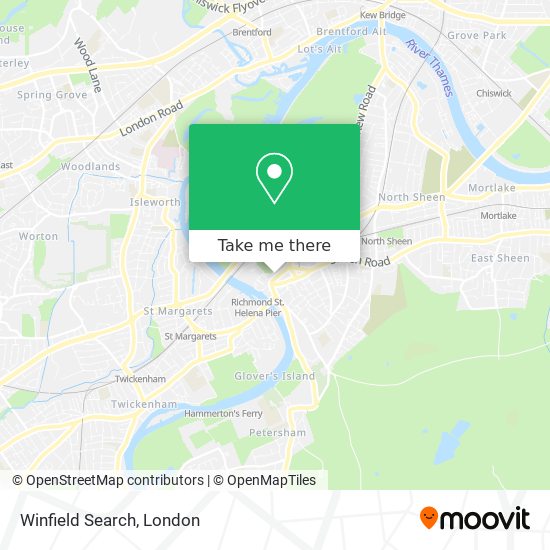 Winfield Search map