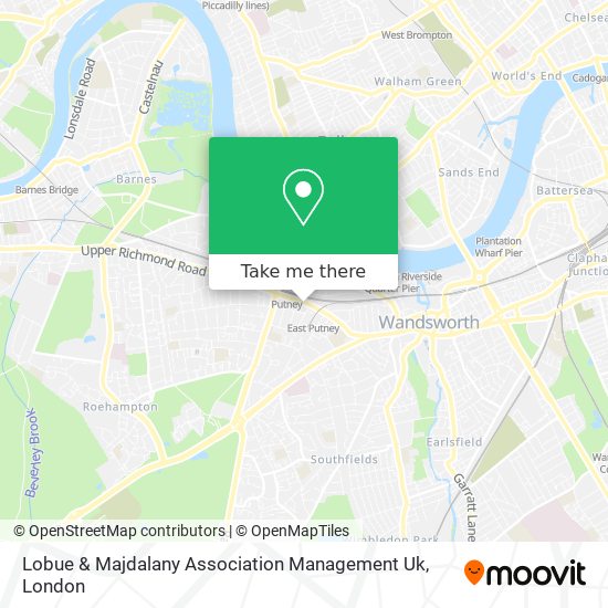 Lobue & Majdalany Association Management Uk map