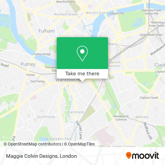 Maggie Colvin Designs map