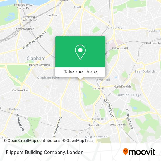 Flippers Building Company map