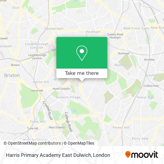 Harris Primary Academy East Dulwich map