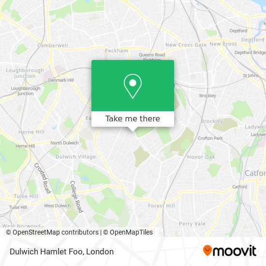 Dulwich Hamlet Foo map
