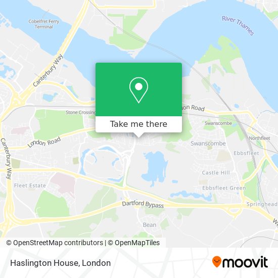 Haslington House map