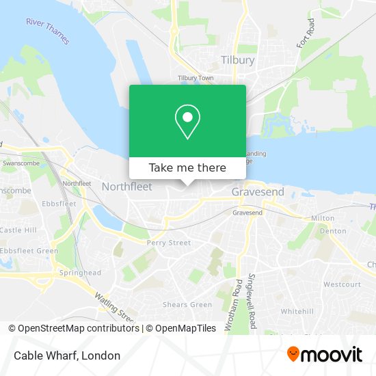 Cable Wharf map