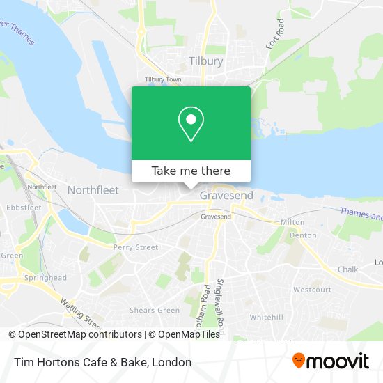 Tim Hortons Cafe & Bake map
