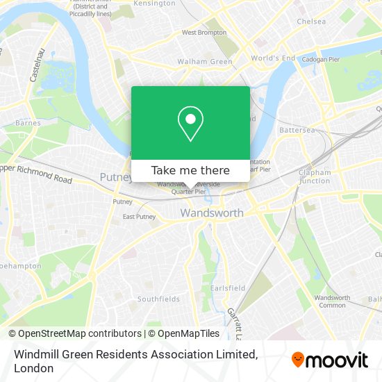 Windmill Green Residents Association Limited map
