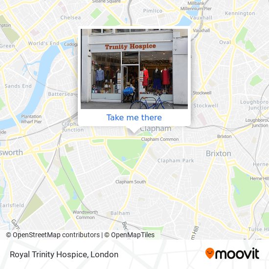 Royal Trinity Hospice map