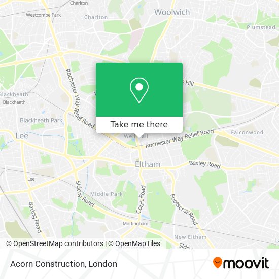Acorn Construction map