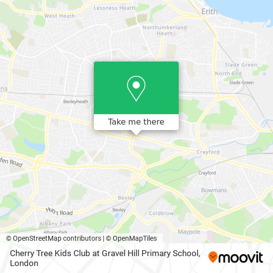 Cherry Tree Kids Club at Gravel Hill Primary School map