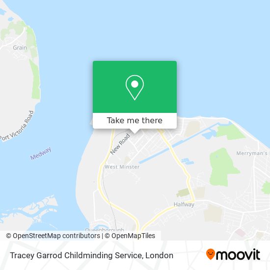 Tracey Garrod Childminding Service map