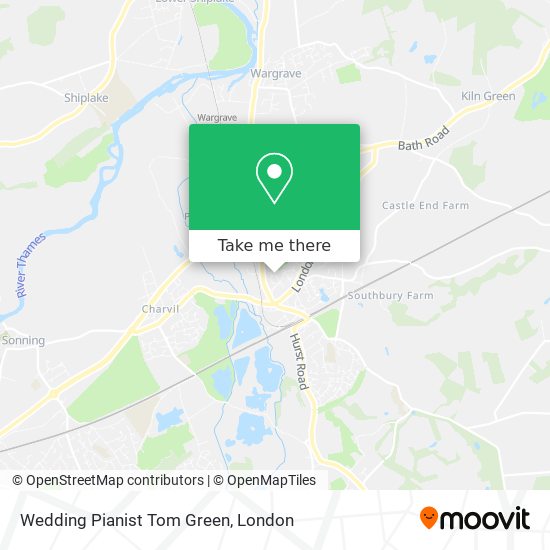Wedding Pianist Tom Green map
