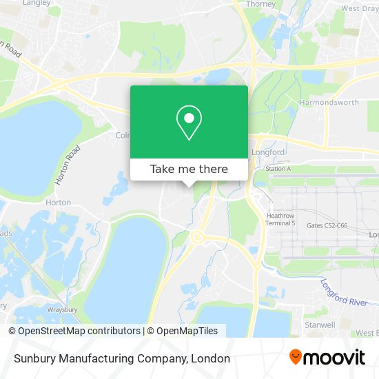 Sunbury Manufacturing Company map