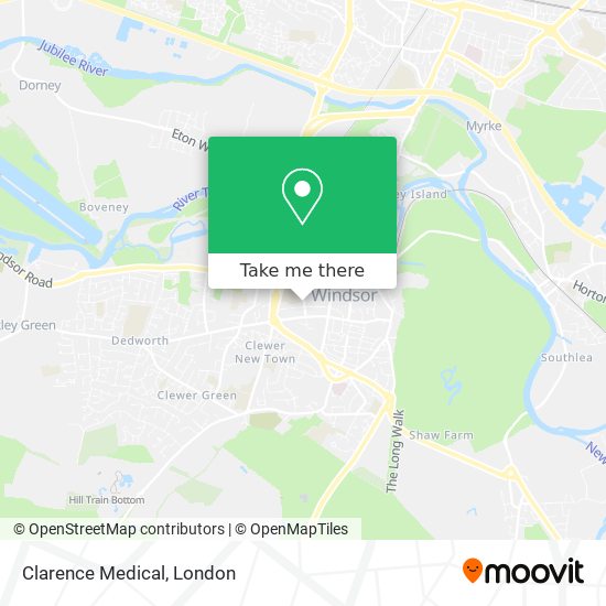Clarence Medical map