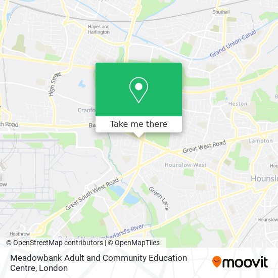 Meadowbank Adult and Community Education Centre map