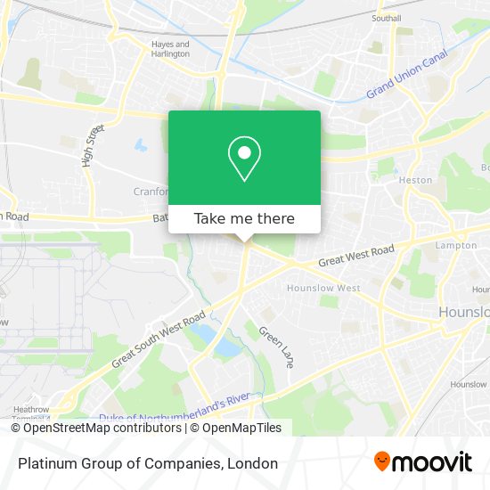 Platinum Group of Companies map