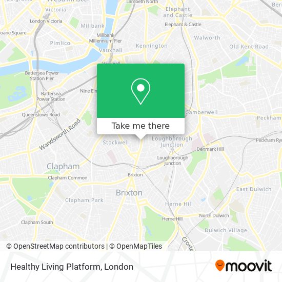 Healthy Living Platform map