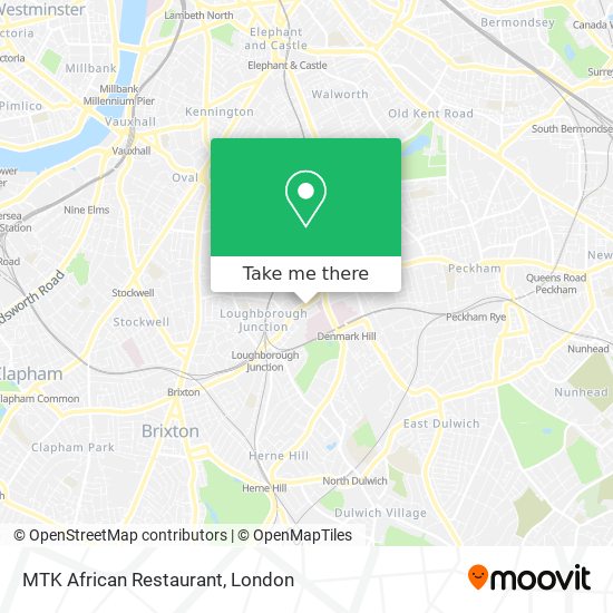 MTK African Restaurant map