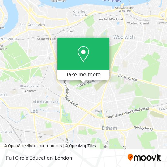 Full Circle Education map