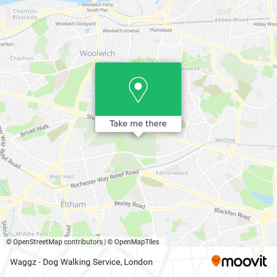 Waggz - Dog Walking Service map