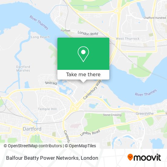 Balfour Beatty Power Networks map