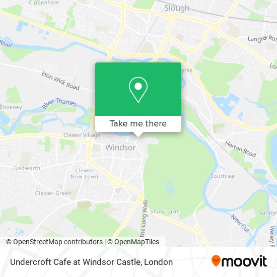 Undercroft Cafe at Windsor Castle map