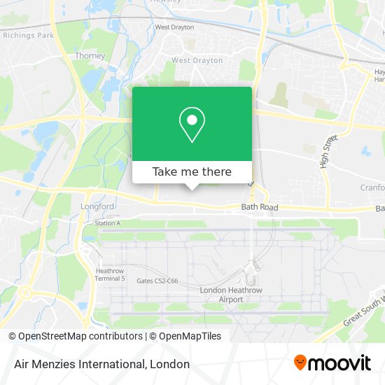 Air Menzies International map