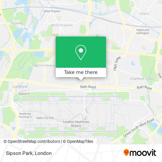 Sipson Park map