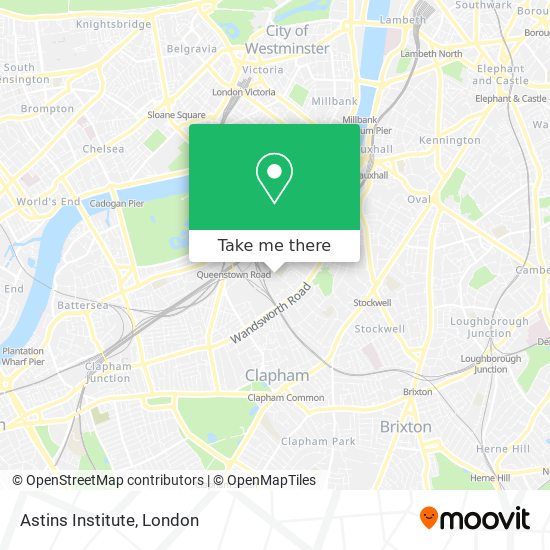 Astins Institute map