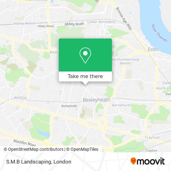 S.M.B Landscaping map