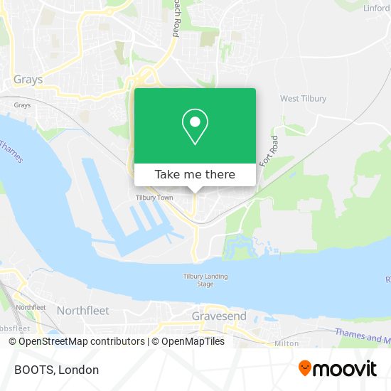 BOOTS map