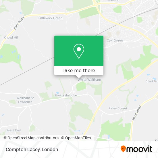 Compton Lacey map