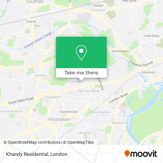 Khandy Residential map