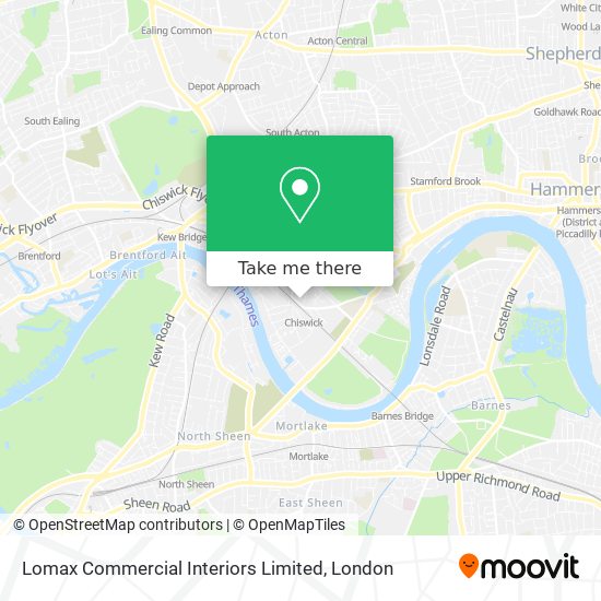 Lomax Commercial Interiors Limited map