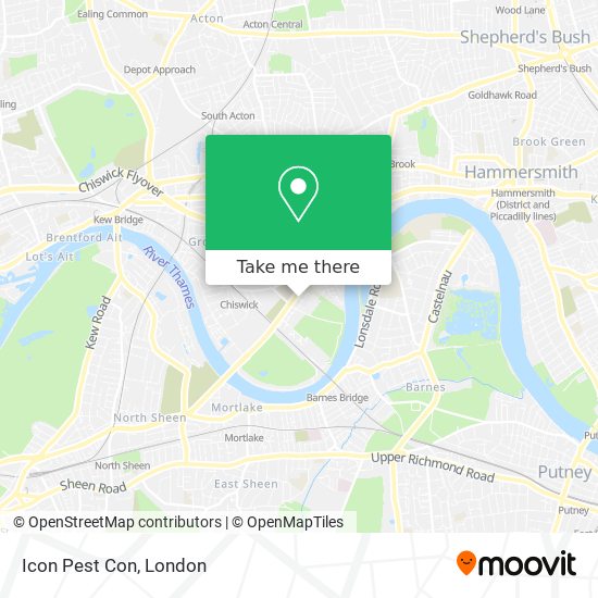 Icon Pest Con map