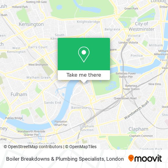 Boiler Breakdowns & Plumbing Specialists map