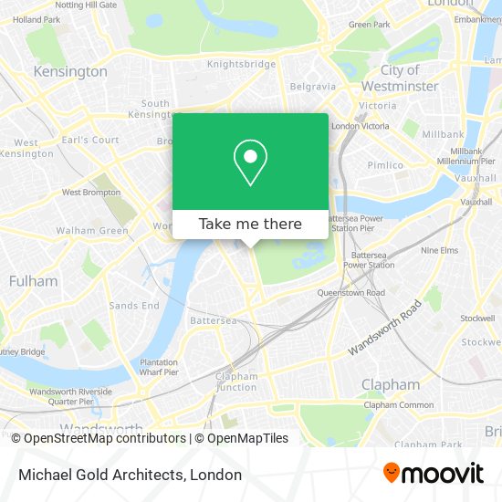 Michael Gold Architects map