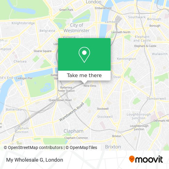 My Wholesale G map