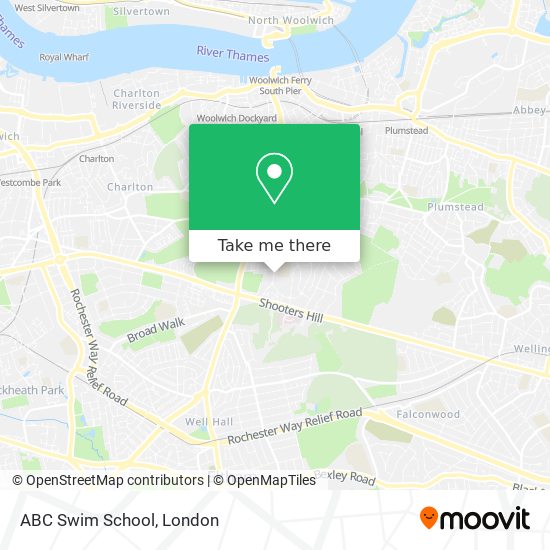 ABC Swim School map