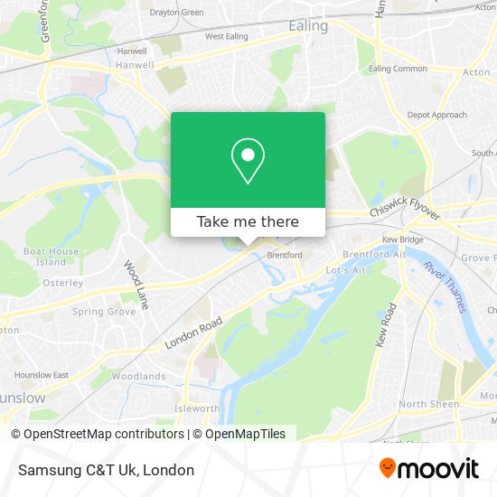 Samsung C&T Uk map