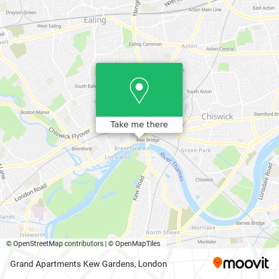 Grand Apartments Kew Gardens map