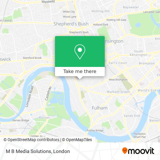 M B Media Solutions map