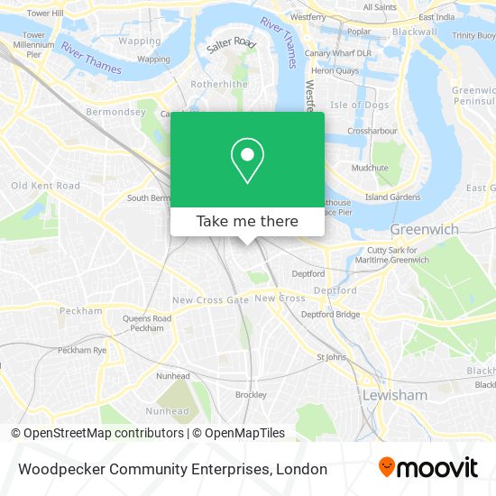 Woodpecker Community Enterprises map