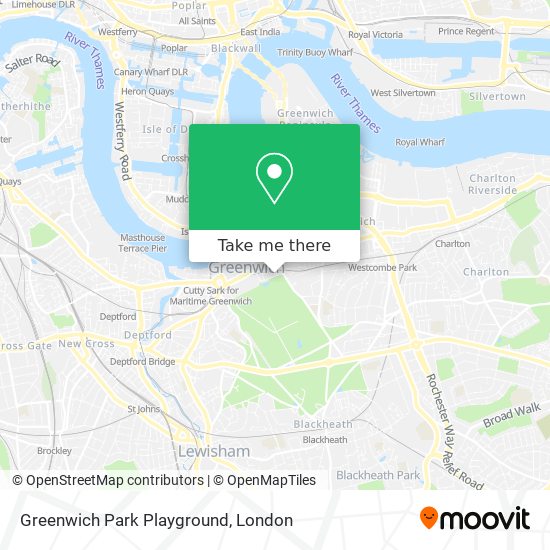 Greenwich Park Playground map