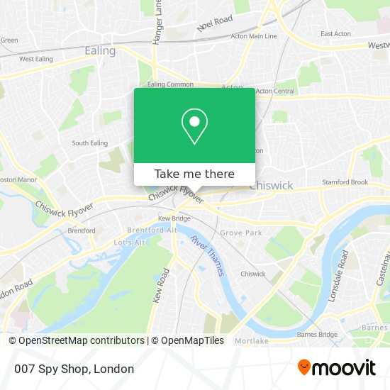 007 Spy Shop map