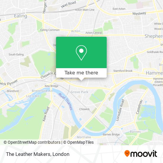 The Leather Makers map