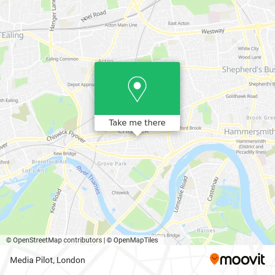 Media Pilot map