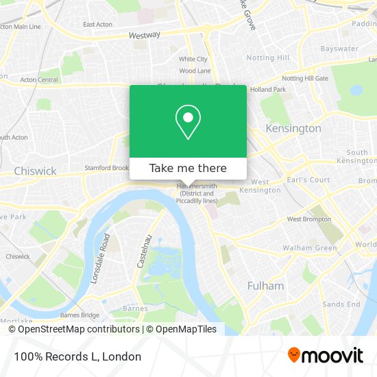 100% Records L map