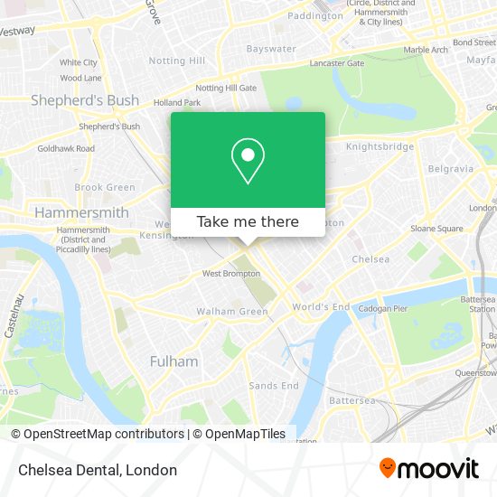 Chelsea Dental map