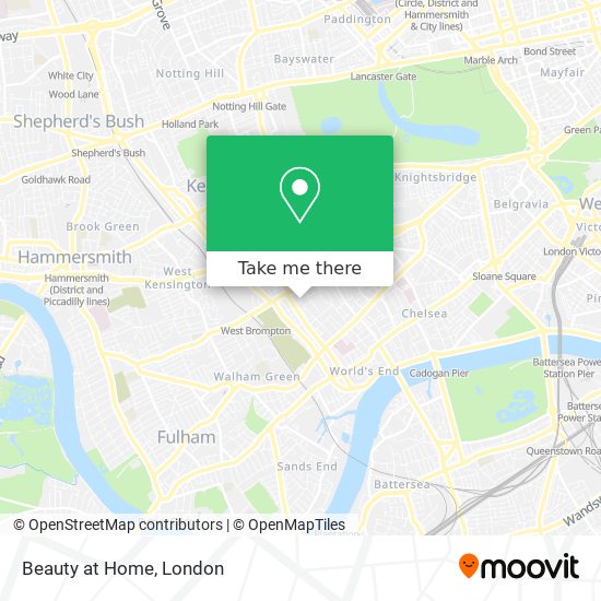 Beauty at Home map