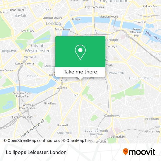 Lollipops Leicester map